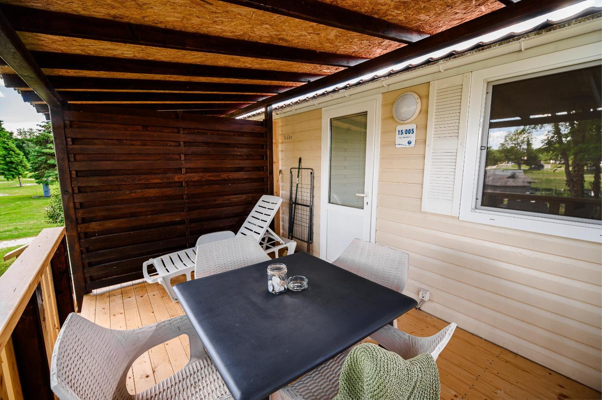 Lake View Mobile Homes With Thermal Riviera Tickets In Terme Catez 카테즈 옵 사비 외부 사진
