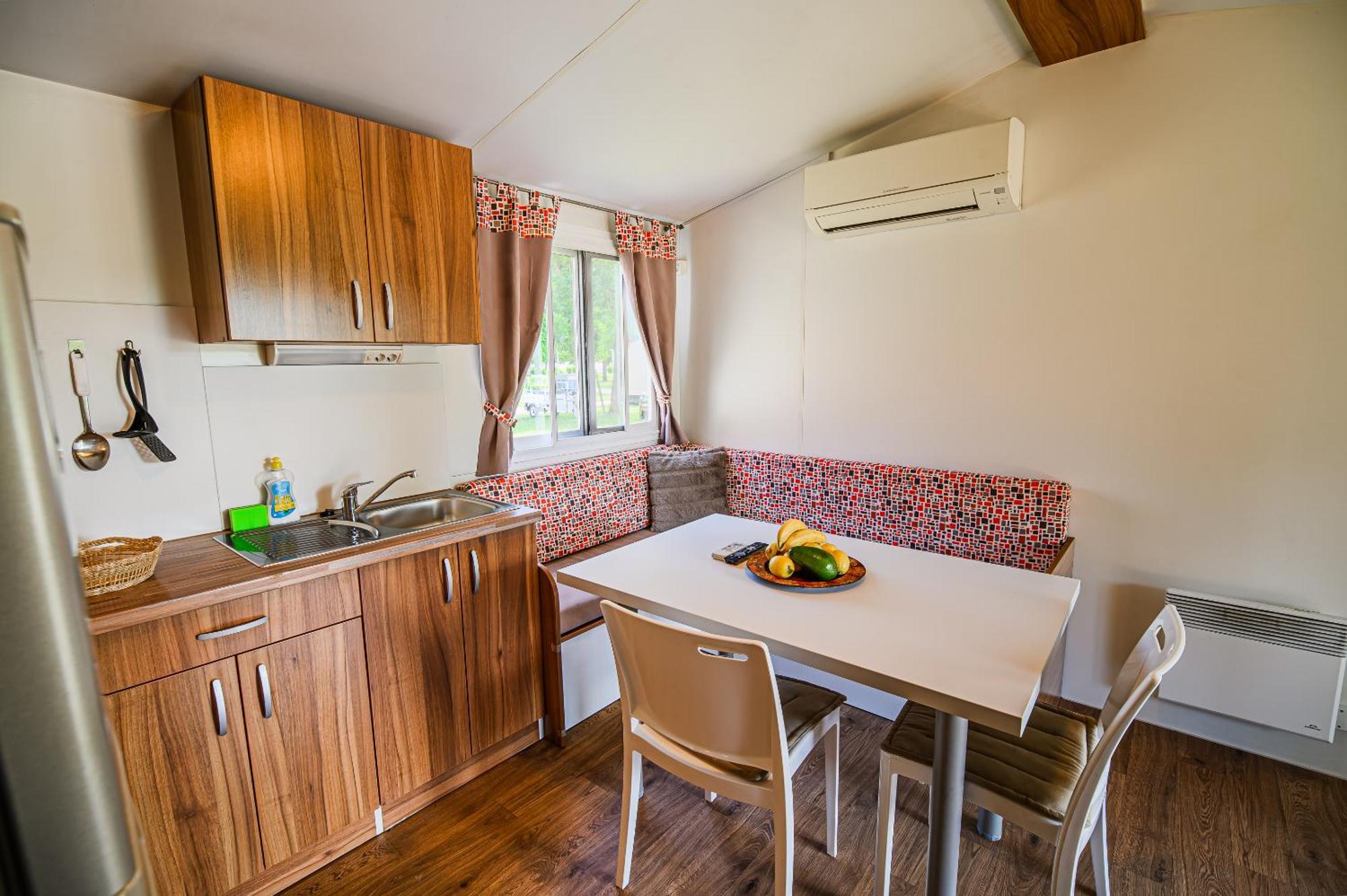 Lake View Mobile Homes With Thermal Riviera Tickets In Terme Catez 카테즈 옵 사비 외부 사진