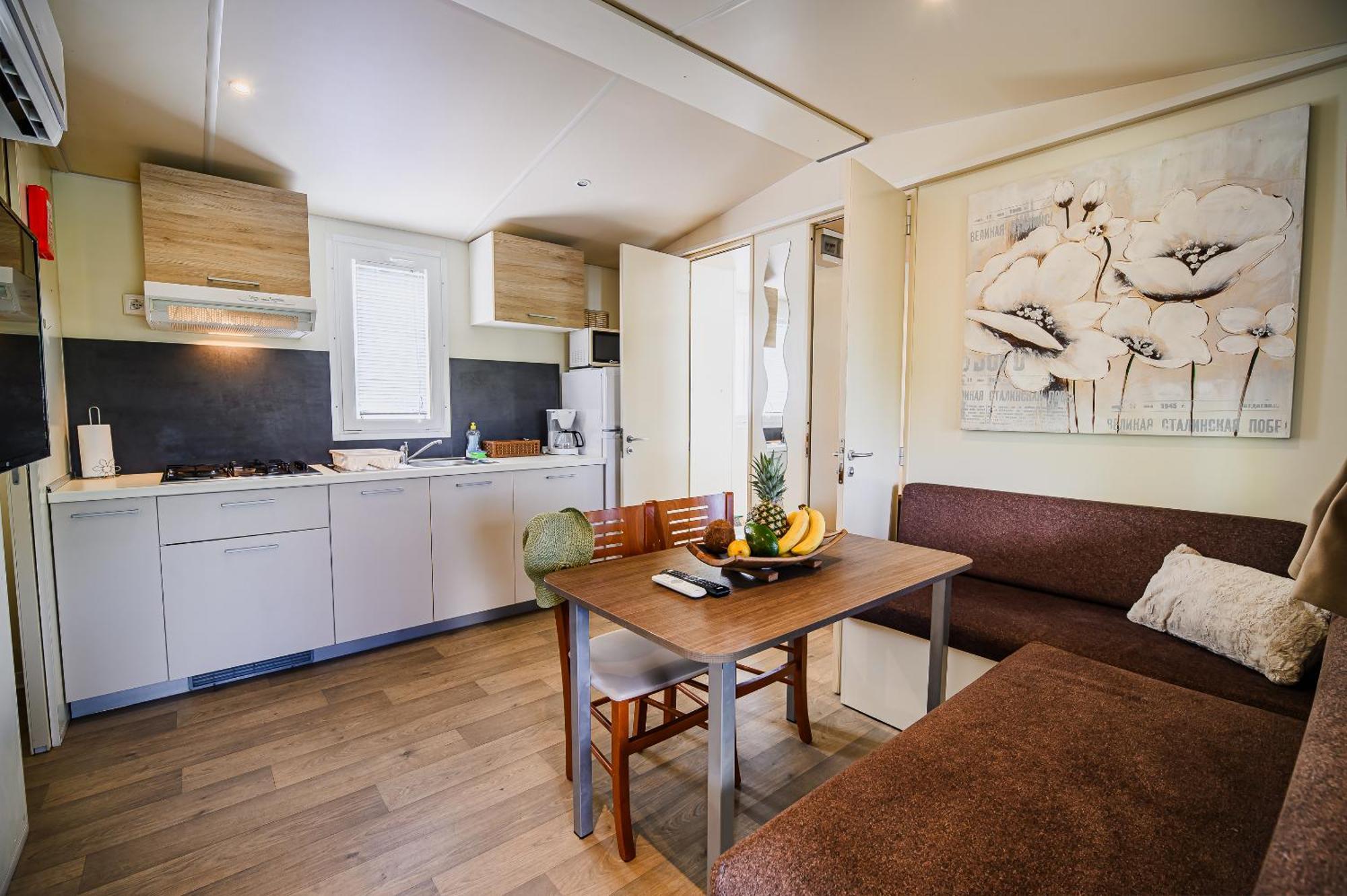 Lake View Mobile Homes With Thermal Riviera Tickets In Terme Catez 카테즈 옵 사비 외부 사진